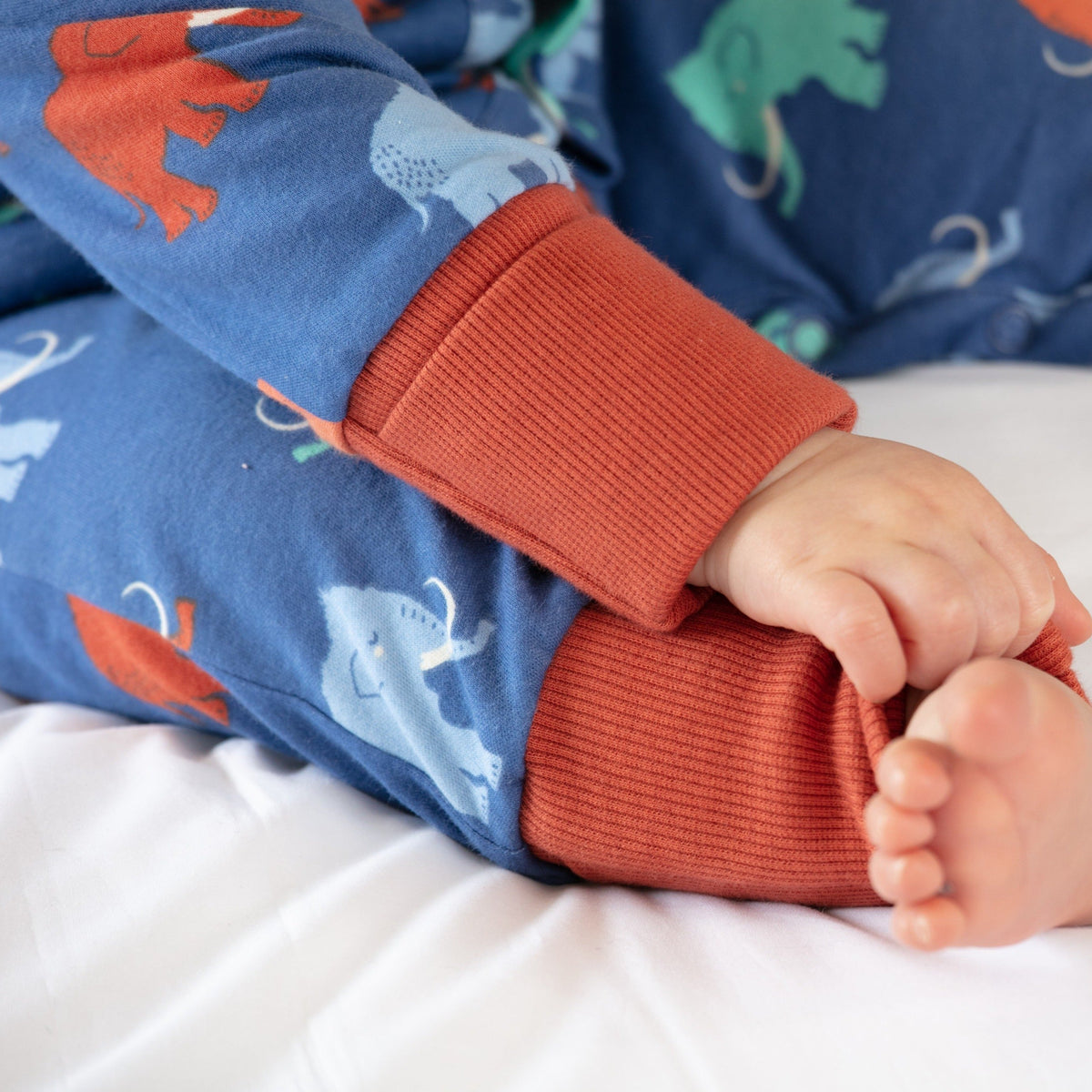 Romper- wooly mammoth: Size 18-24M