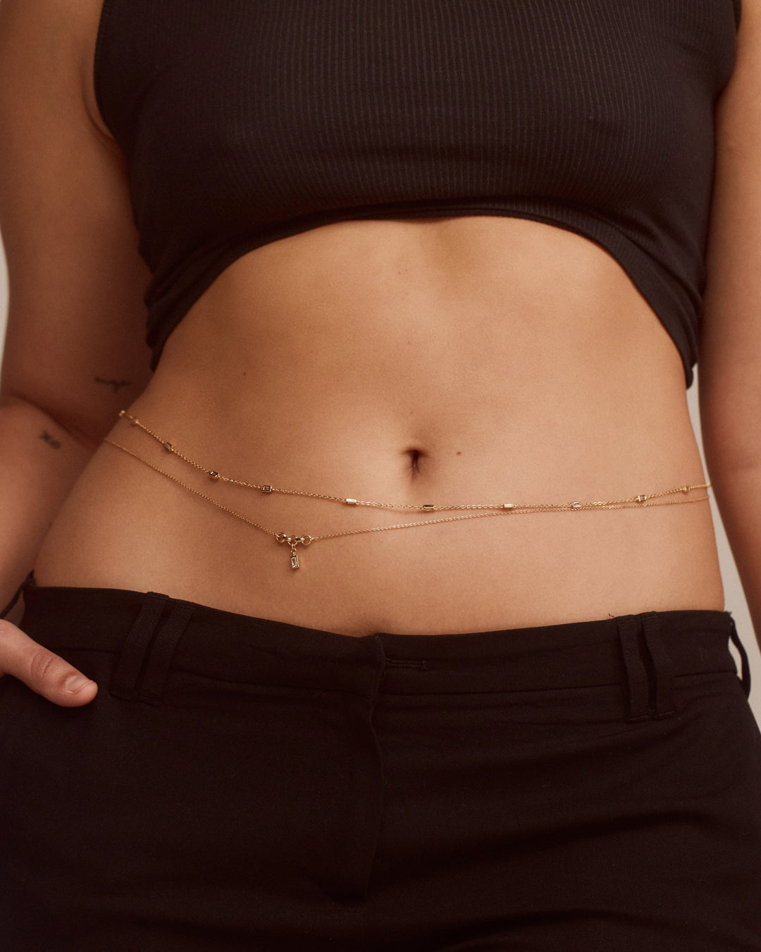 Sunrise on South Beach Belly Chain Set- Gold