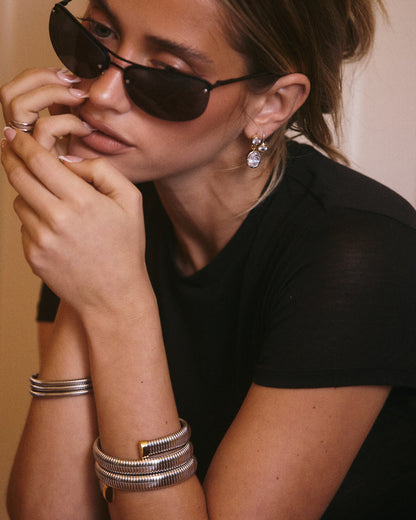 The Marais Hook Earring- Silver (Ships Late April)