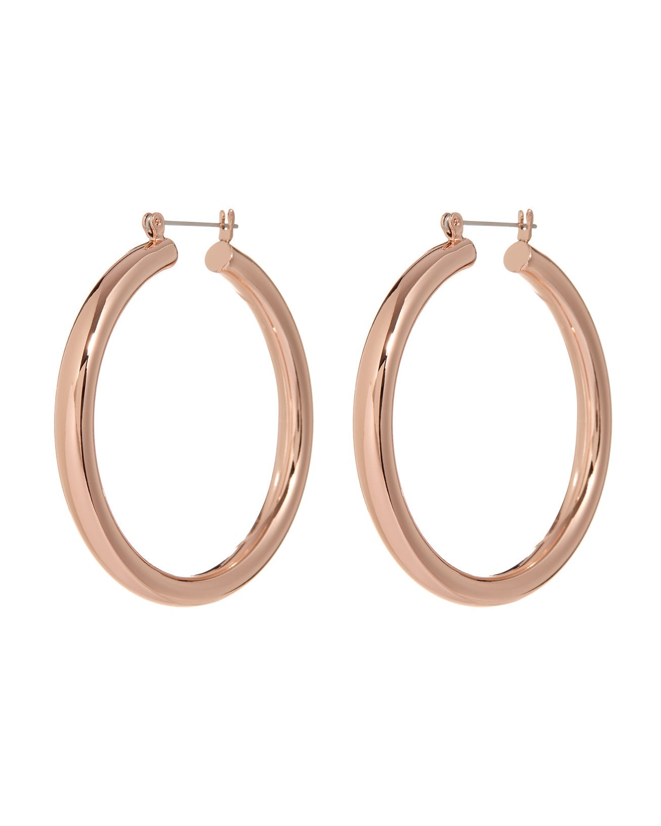Amalfi Tube Hoops- Rose Gold