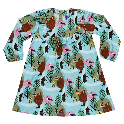 Dress- winter wonderland: Size 2-3Y