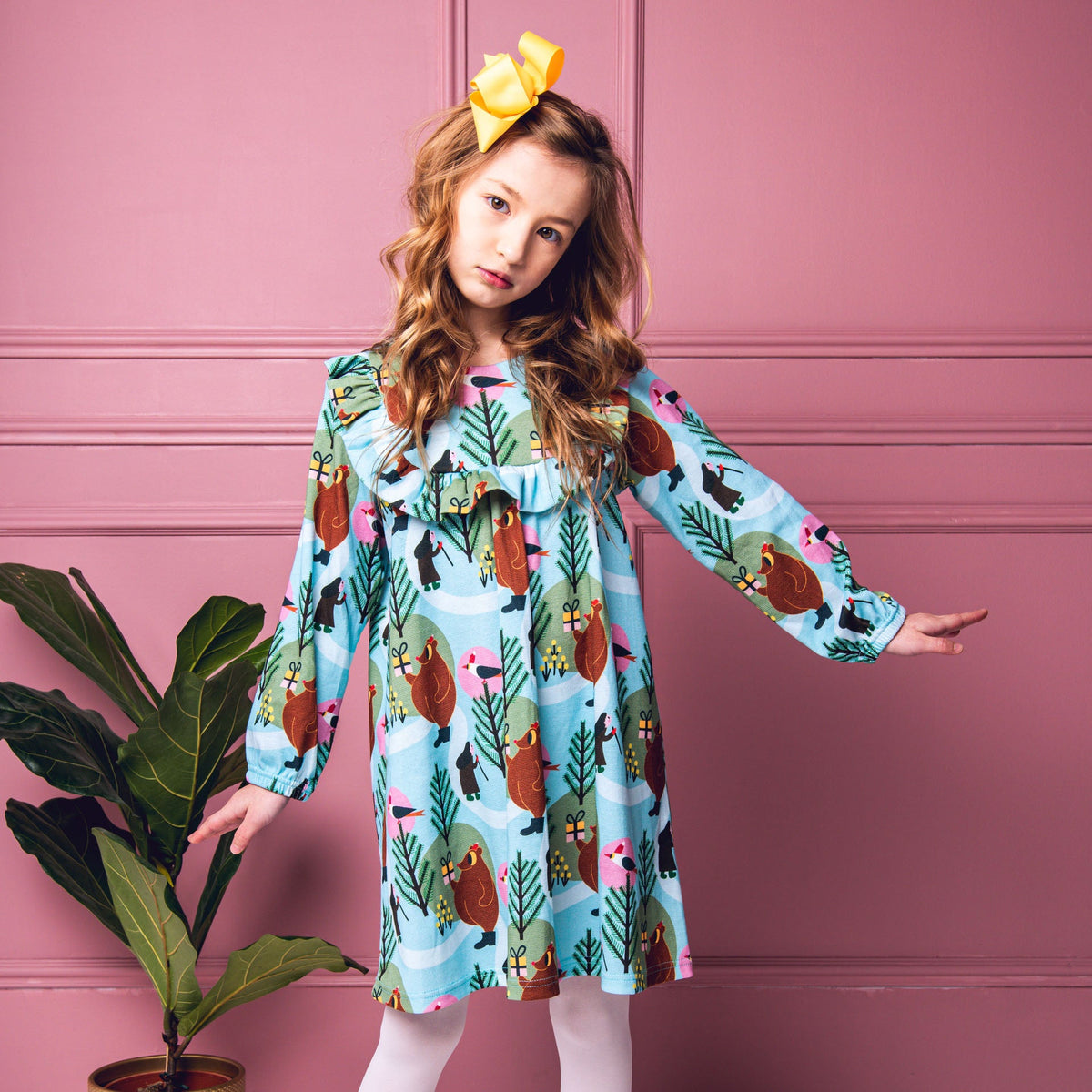 Dress- winter wonderland: Size 2-3Y