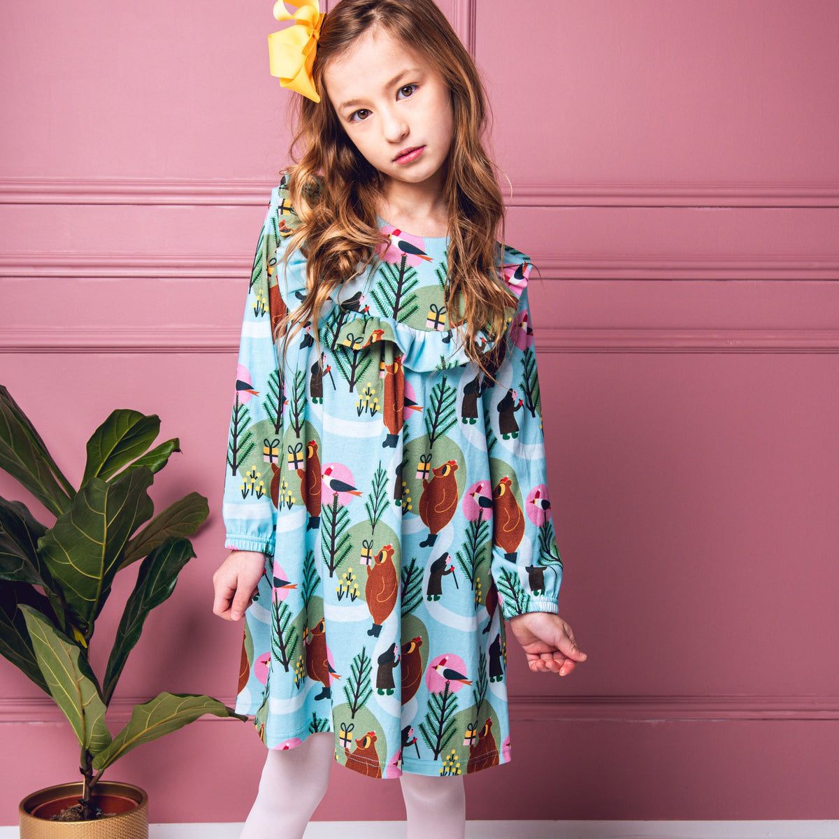 Dress- winter wonderland: Size 2-3Y
