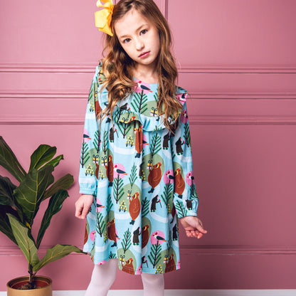 Dress- winter wonderland: Size 2-3Y