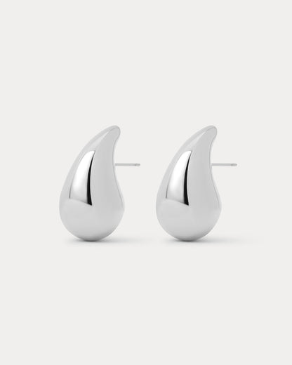 Gia Hoops- Silver