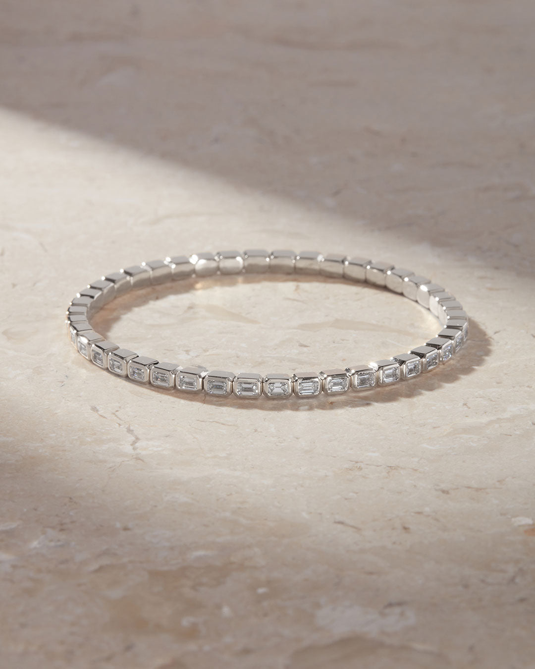 The 24/7 Flex Tennis Bracelet- Emerald Cut
