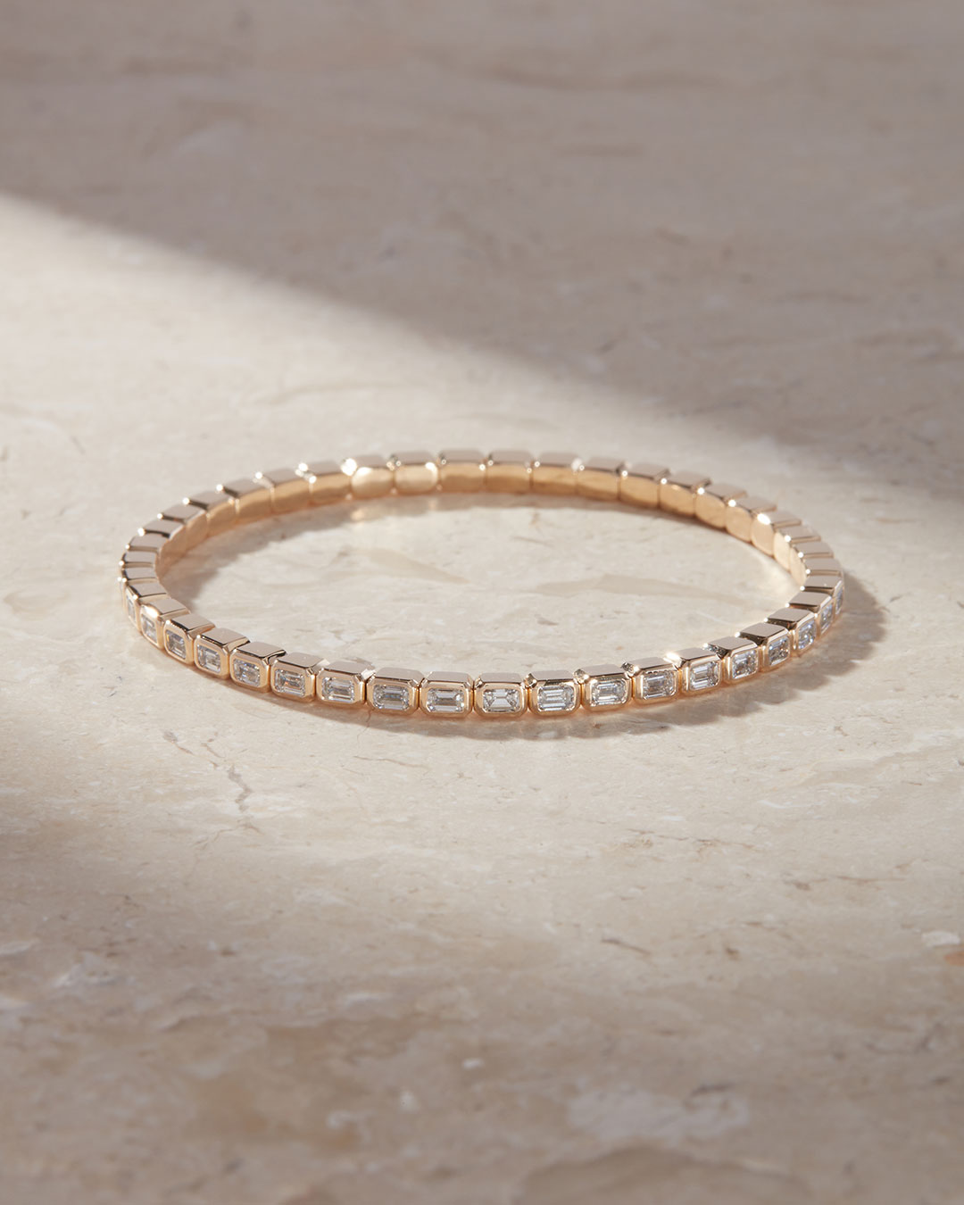 The 24/7 Flex Tennis Bracelet- Emerald Cut