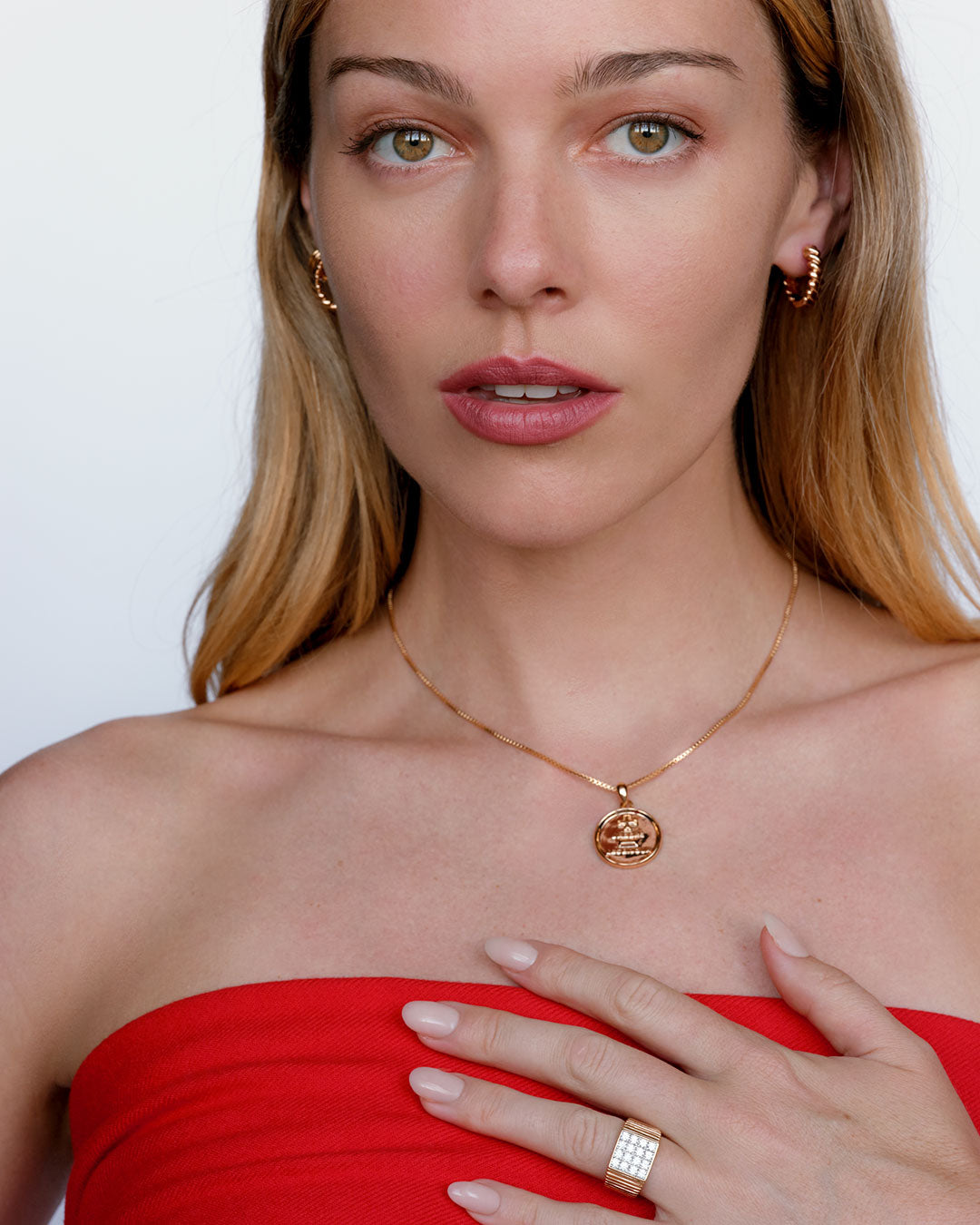 The Mini Snake Chain Hoops