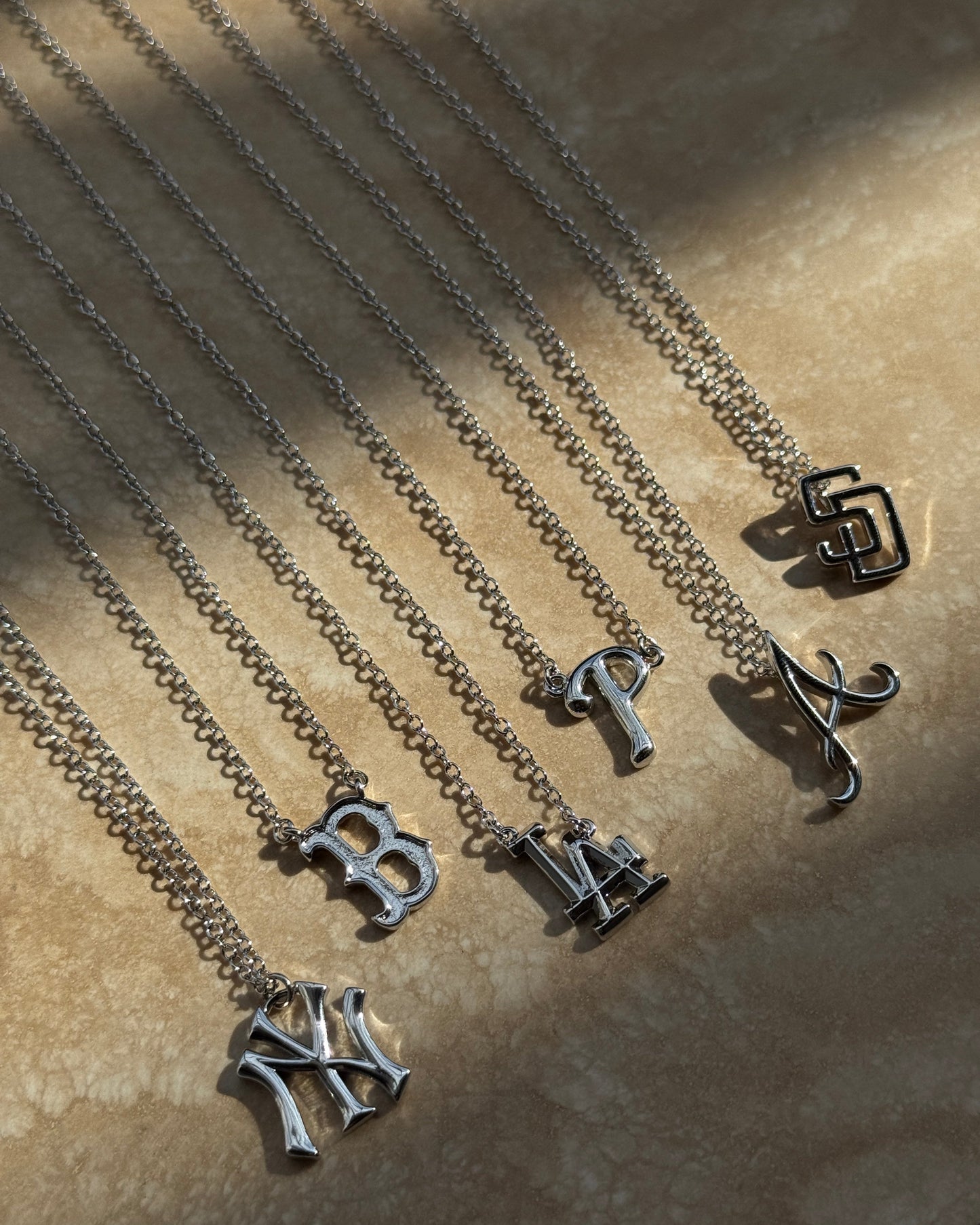 Bijoux MLB Necklace Bundle - Silver