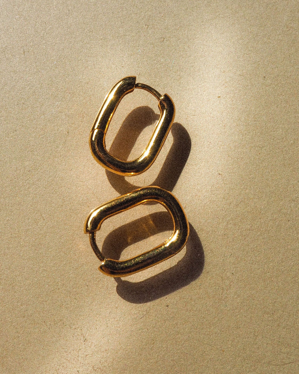 Monaco Huggies & Chain Link Huggies - Gold