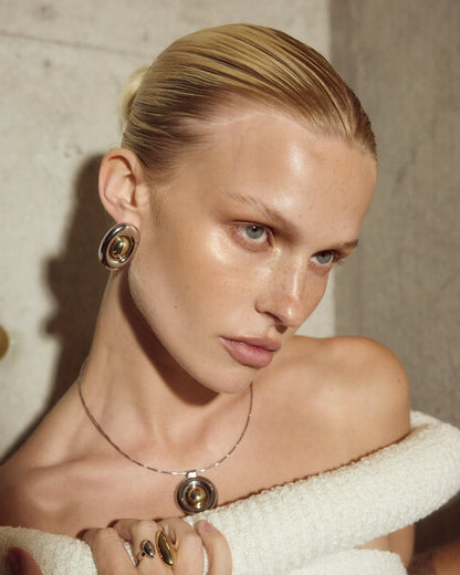 The Chrome Orb Pendant Necklace