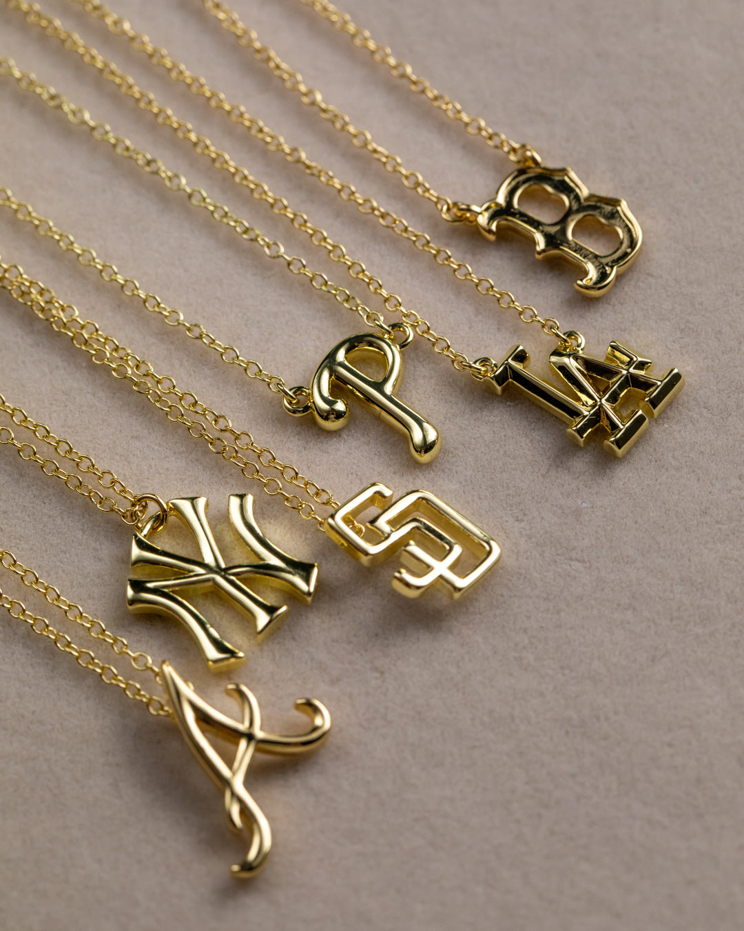 The MLB Logo Charm Necklace