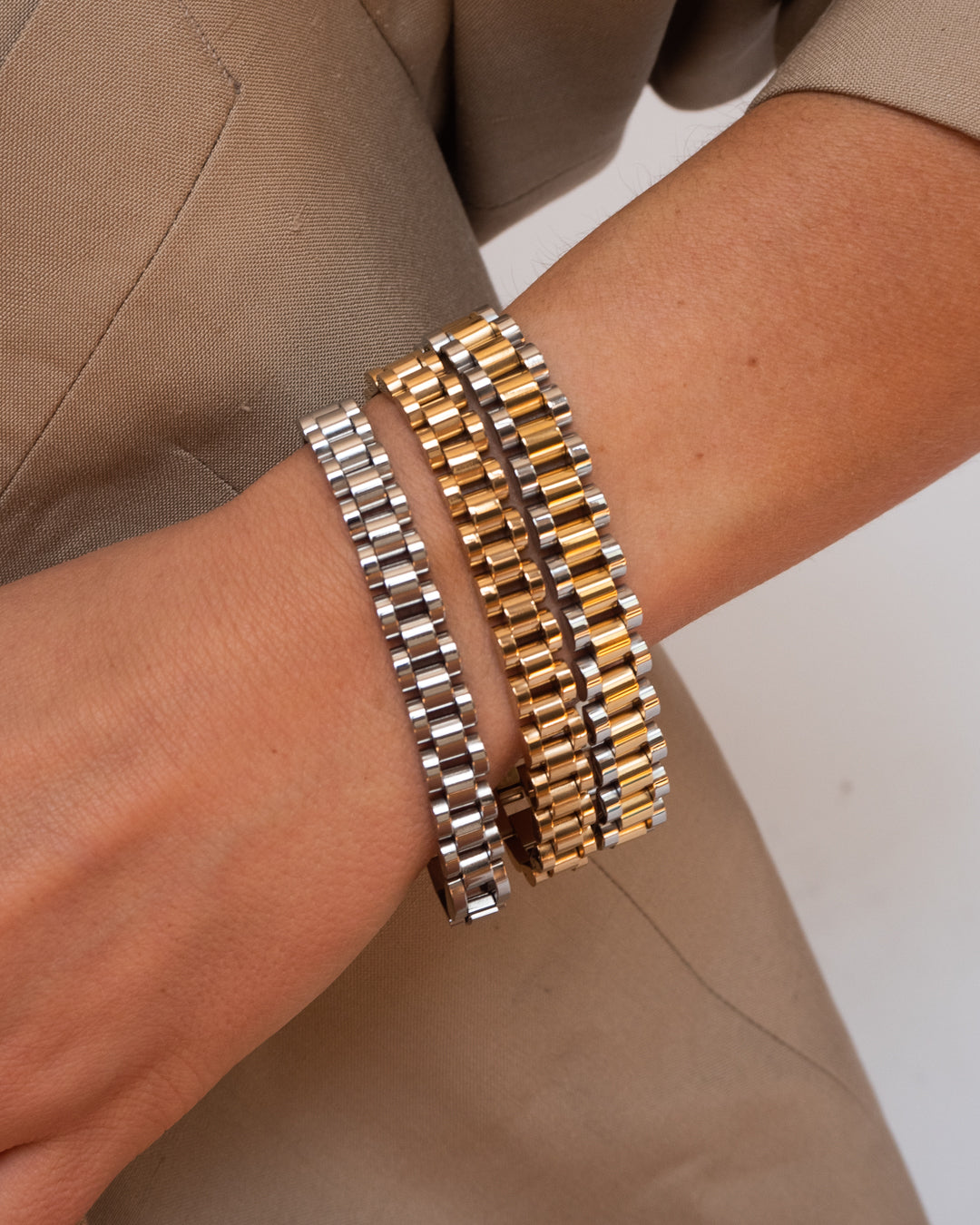 Timepiece Bracelet- Gold