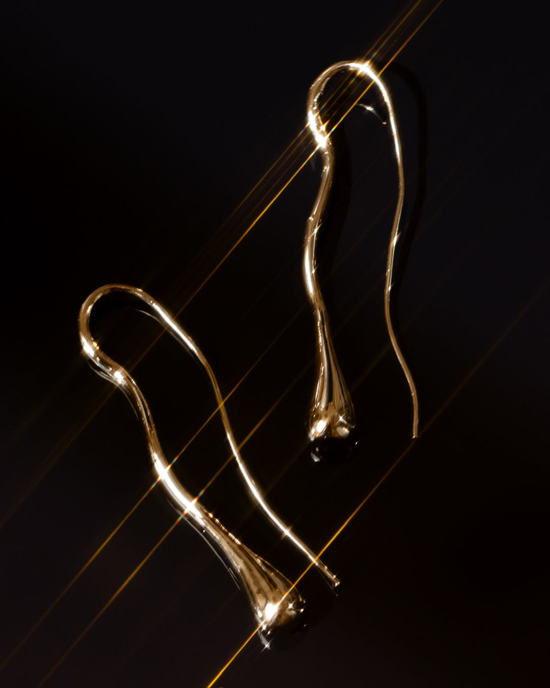 Drip Drop Threader Earrings