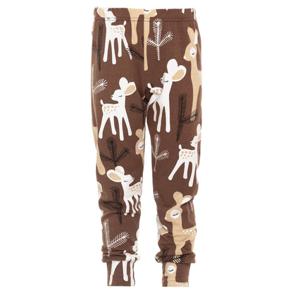 Rusko pajamas- choco/latte bambi
