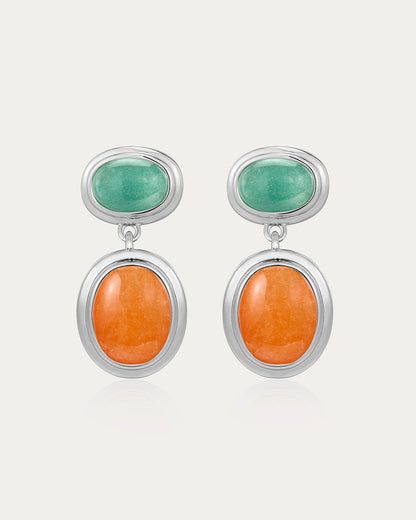 Sunset Double Stone Studs