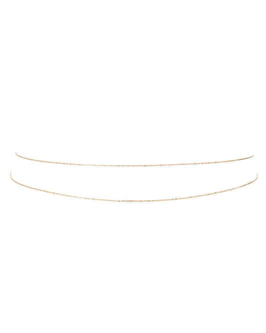 Take Me to the Bungalows Belly Chain- Gold
