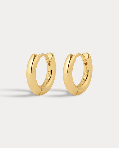 Plain Amalfi Huggies- Gold