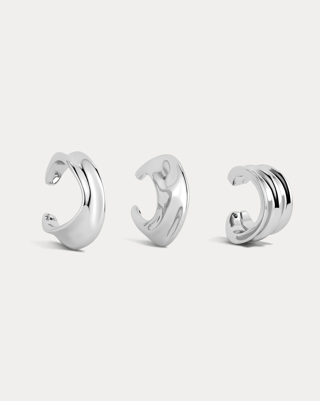 The Mercury Disc Ear Cuff Set