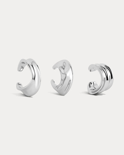 The Mercury Disc Ear Cuff Set