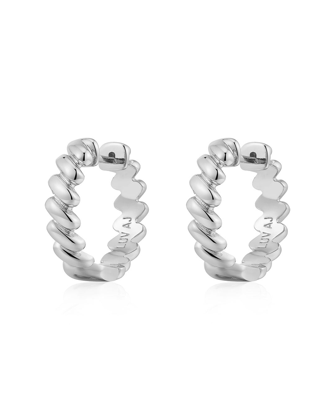 The Mini Snake Chain Hoops
