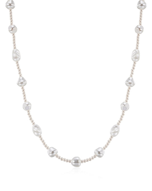 The Pearl Stud Necklace