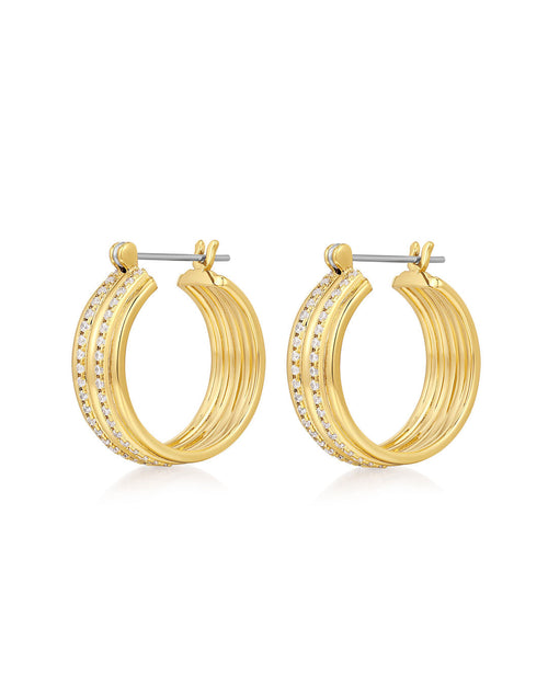 The Ridged Positano Hoops