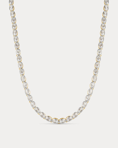 The Palais Tennis Necklace-Gold
