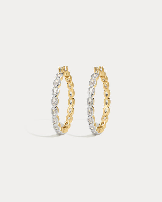 The Palais Eternity Hoops-Gold