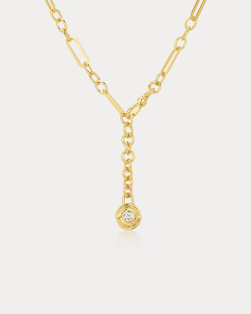 The Wave Bezel Lariat