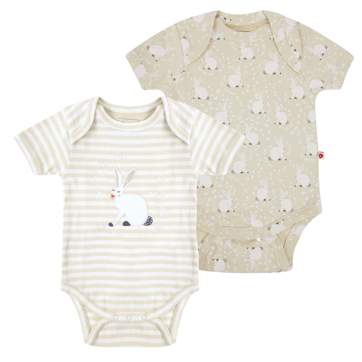2 pack bodysuits- cotton tail
