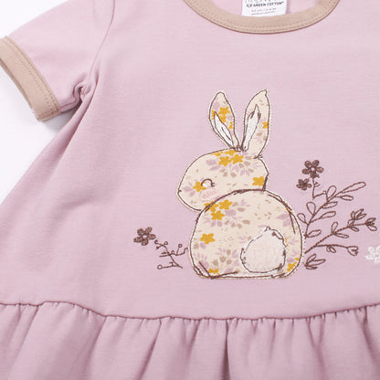 Flora short sleeve dress: Size 12-18M