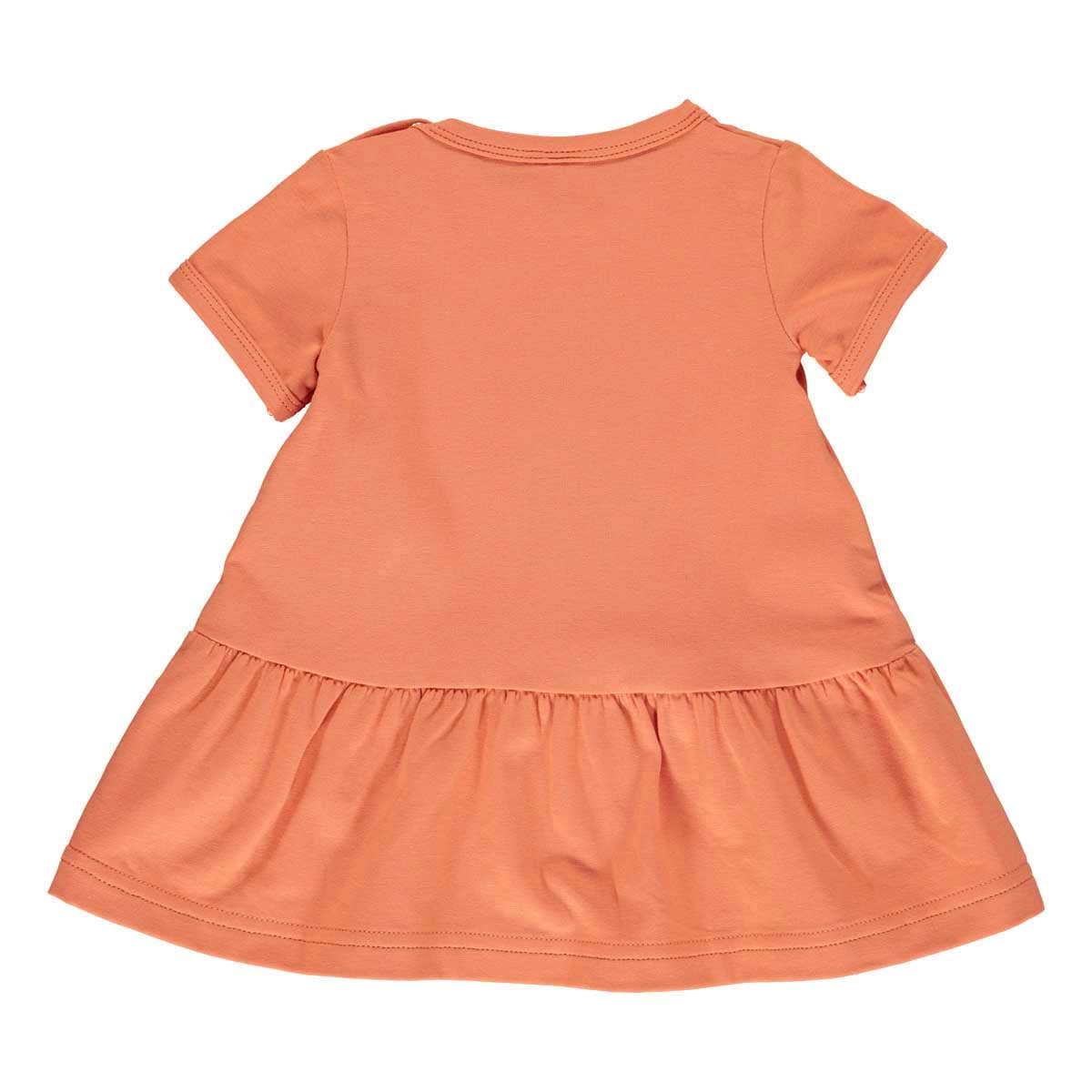 Peacock short sleeve dress
