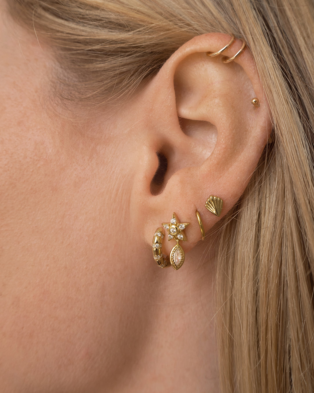 The Sea Shell Studs