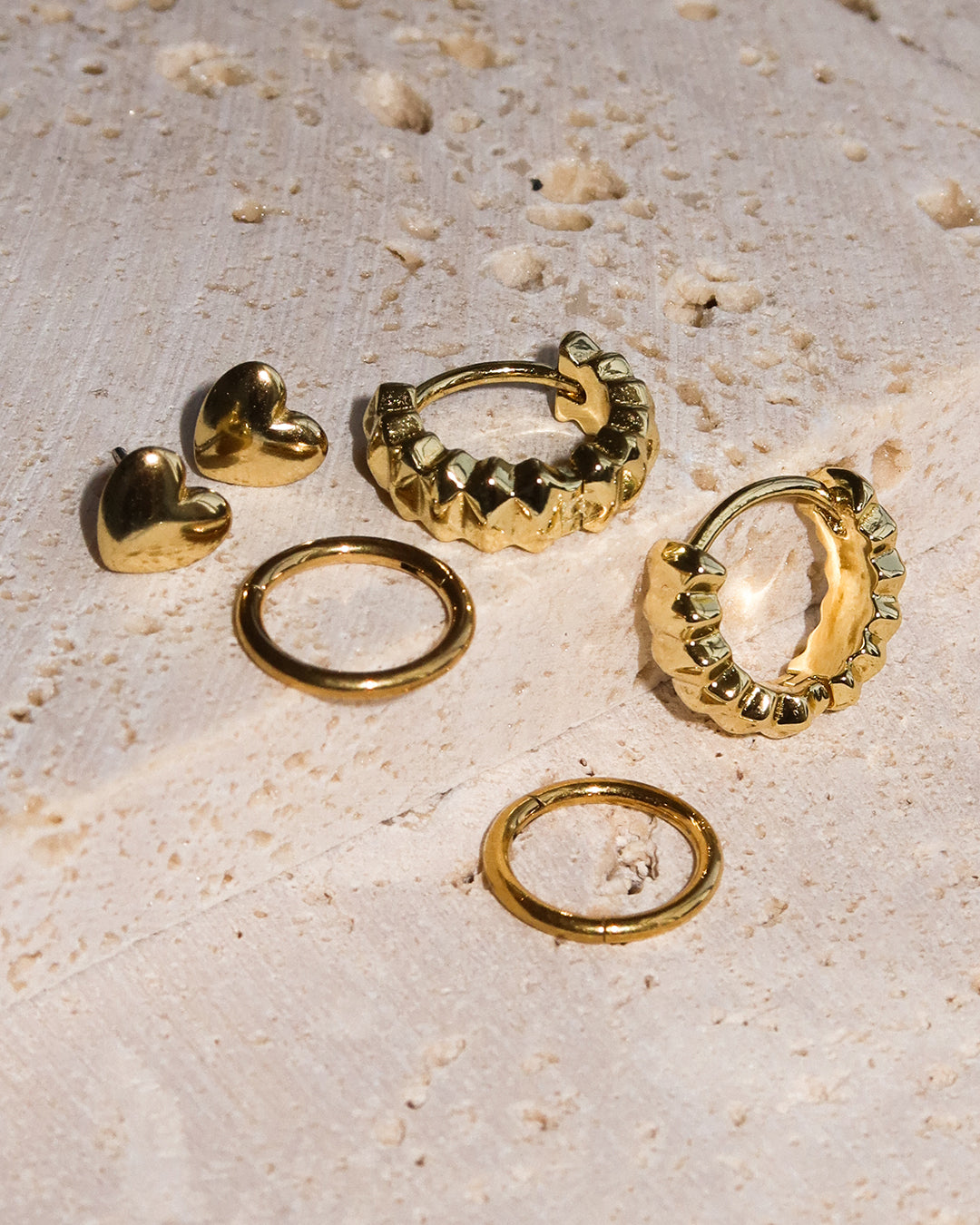The Puffy Heart Studs