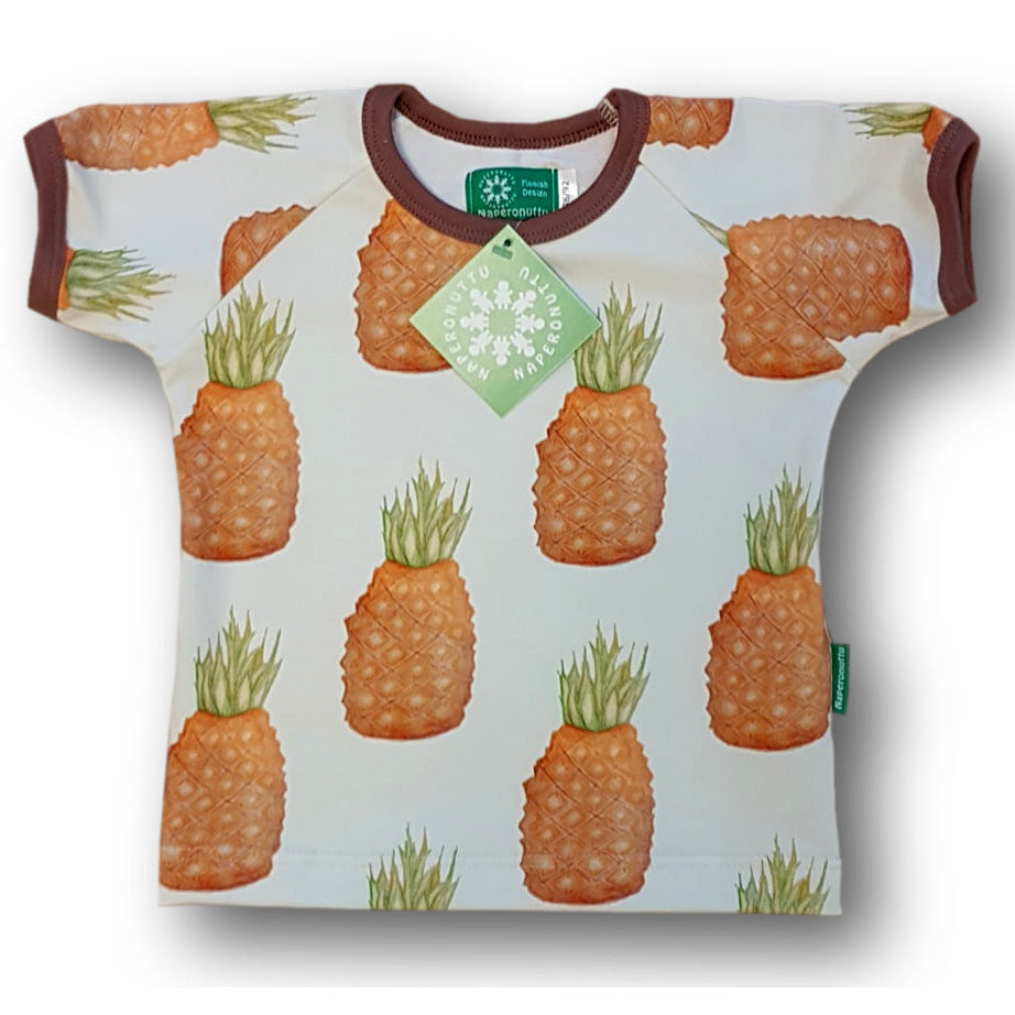 Short sleeve shirt- pineapple: Size 18-24M