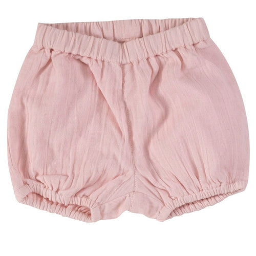 Muslin bloomers- pink: Size 3-6M