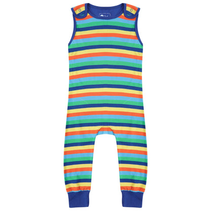 Dungarees- rainbow stripe: Size 3-6M