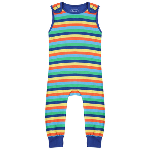 Dungarees- rainbow stripe: Size 3-6M
