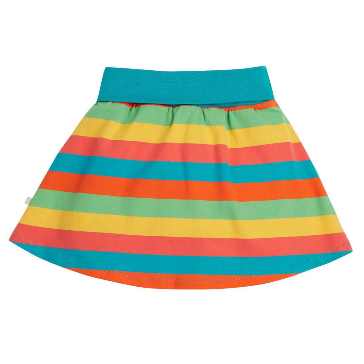 Organic Cotton Skort - Rainbow Stripe: Size 18-24M